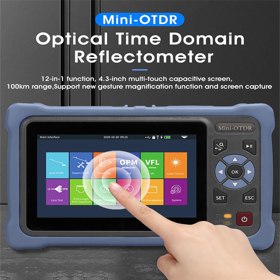 Optical Time Domain Reflectometer Otdr 1310 1550Nm - جهاز قياس الانعكاس الضوئي الزمني المصغر