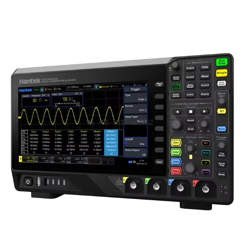 جهاز قياس الإشارة الرقمي Wmwmn - مراجعة Digital Storage Oscilloscope 4 Channel 100Mhz وسعره
