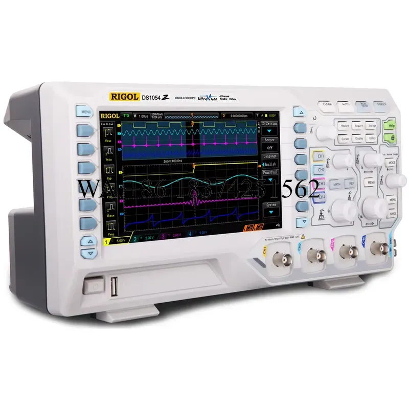 جهاز قياس الذبذبات الرقمي DS11 - مراجعة Digital Storage Oscilloscope 4 Channel 100Mhz وسعره